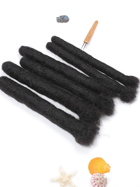 Wicks Natural Black Human Hair Loc Extensions