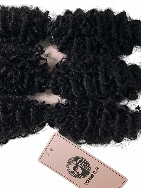 3b3c Texture-Kinky Curly - Bulk Human Hair - Dreadlocs/Twists/Braids