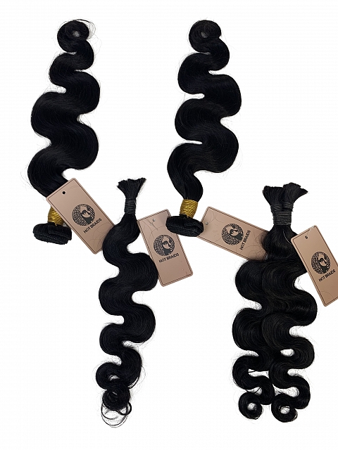 Body Wave -Reusable The Hybrid Glam Kit-Braiding w/ Weft Hair Combo