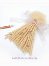 Textured Interlocked Human Hair Loc Extensions - Colors Available