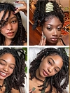  ANNA 1B/30 Remy Hair Locs Extensions Dreadlocks Styles Brazilian Lisa Locs for Beginners