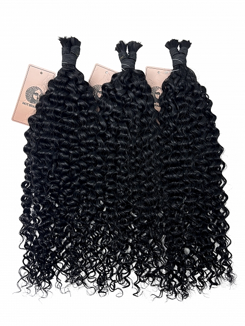 Semi Curly - Bulk Human Hair - Loose/Braids