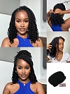 Jet Black-Tight Afro Kinky - Bulk Human Hair - Dreadlocs/Twists