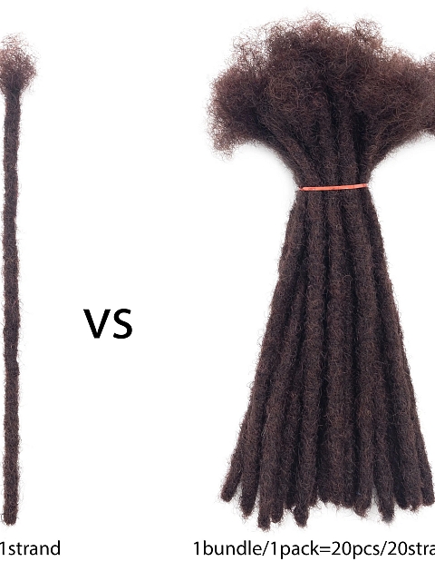 Soft Dreadlocks Natural Locs Crochet Human Hair Extensions Dreadlocks Human Hair