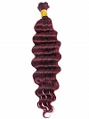 99J and Burgundy Mix Deep Wave - Bulk Human Hair - Loose/Braids