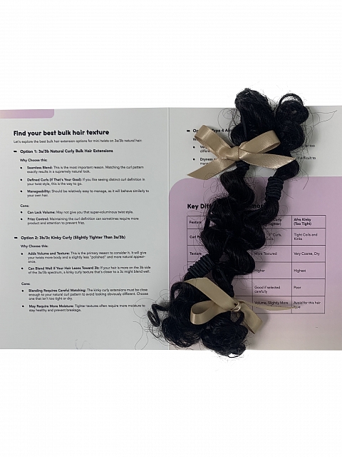 Hair Texture Sample-3a3b Natural Curly