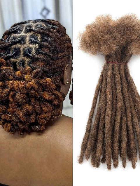 Hot Style #27 Boho Locs Extension Soft Dreadlocks Micro Locs Extensions Inter Locs for Black Women