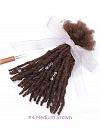Textured Interlocked Human Hair Loc Extensions