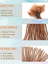 20strands/pack Manufacturing Vendors Locks Cheveux Naturel | Dreadlocks Human Hair Ombre Locs Extension Human Hair Locks for Men