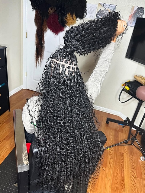 Bohemian Curl - Bulk Human Hair - Loose/Braids