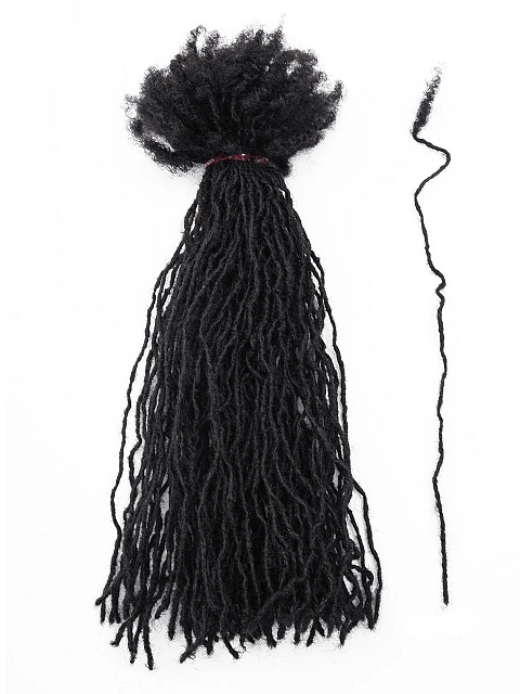 100% Human Hair 350&30# Sister Locks Extensions  Soft Interlocs for Crochet