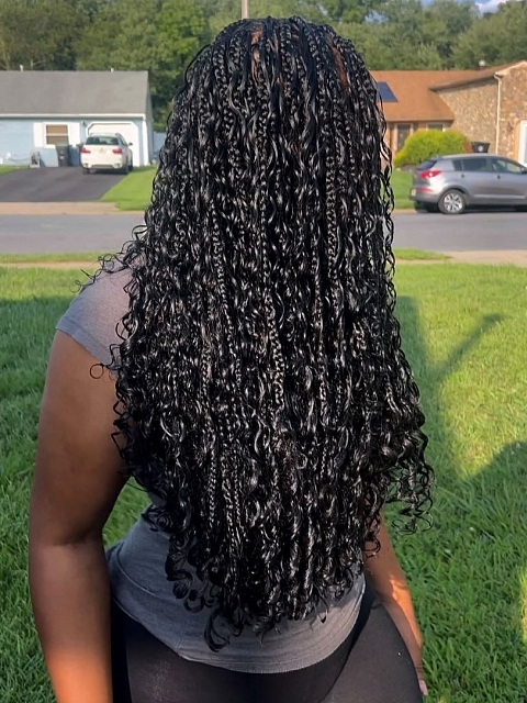 Bohemian Curl - Bulk Human Hair - Loose/Braids