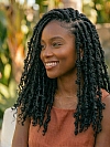 Premium Tangle-Free 100% Human Hair Crochet Locs –Butterfly Locs– Pre-Looped for DIY Instant Install – Ultra-Thin 0.6cm Lightweight Texture
