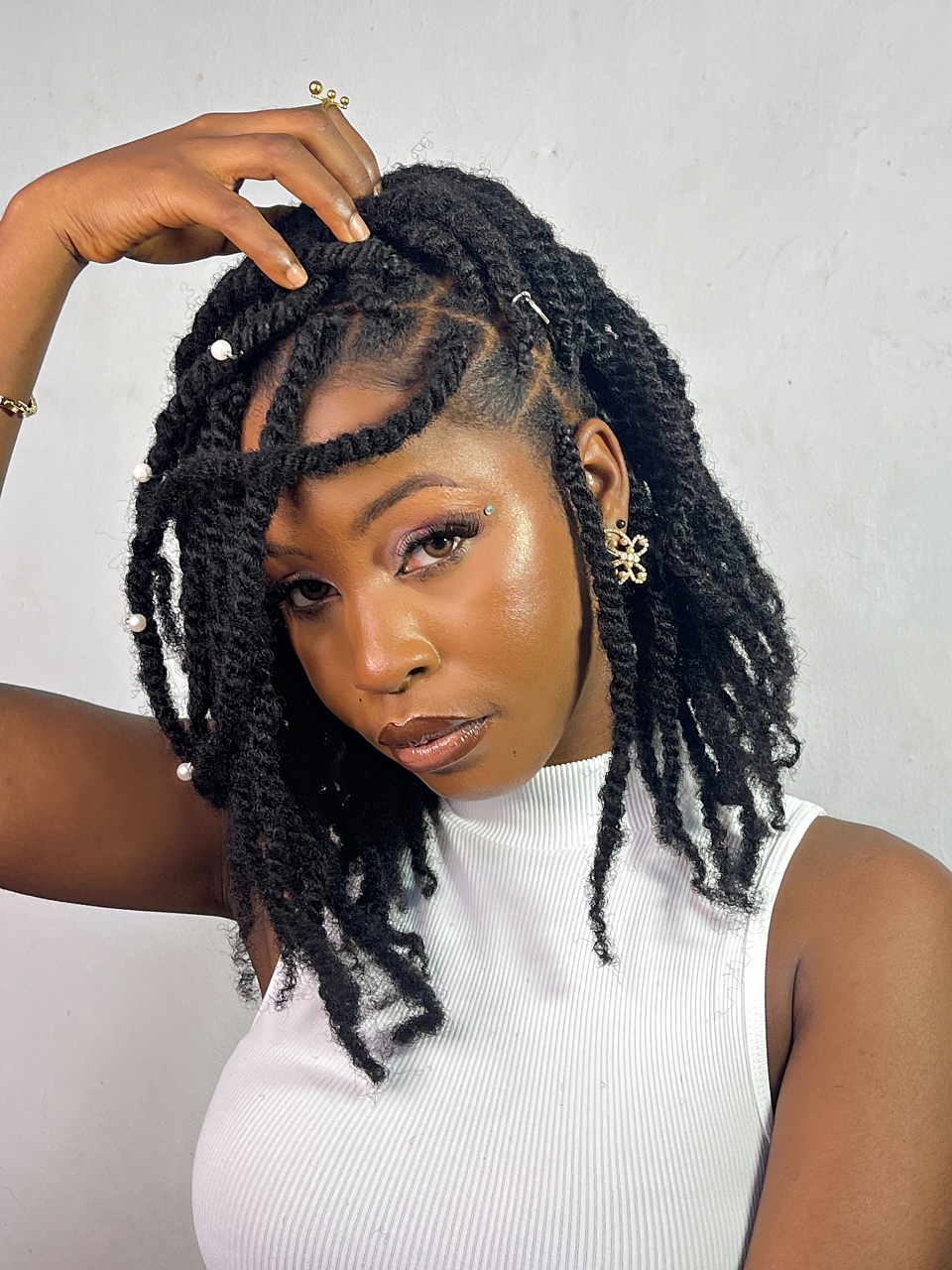 Tight Afro Kinky Bulk Human Hair Dreadlocs Twists Home HotBraids