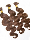 Mix Color Body Wave - Bulk Human Hair - Loose/Braids