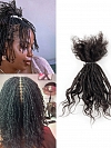 Longtemps Crochet Dreadlocks Locks Cheveux Naturel Inter Curly Locs Sisterlocks for Femme Can Be Curled
