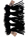 Textured Interlocked Human Hair Loc Extensions