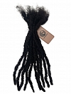 Textured Interlocked Human Hair Loc Extensions