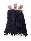 Premium Human Hair Soft Locs – 0.5cm Slim Profile | Pre-Looped for Fast DIY Install | Lightweight & Natural Sheen Crochet Hair for Professionals