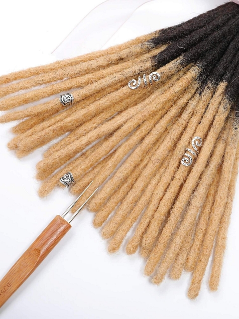 Ombre T1B/27 Standard Human Hair Loc Extensions