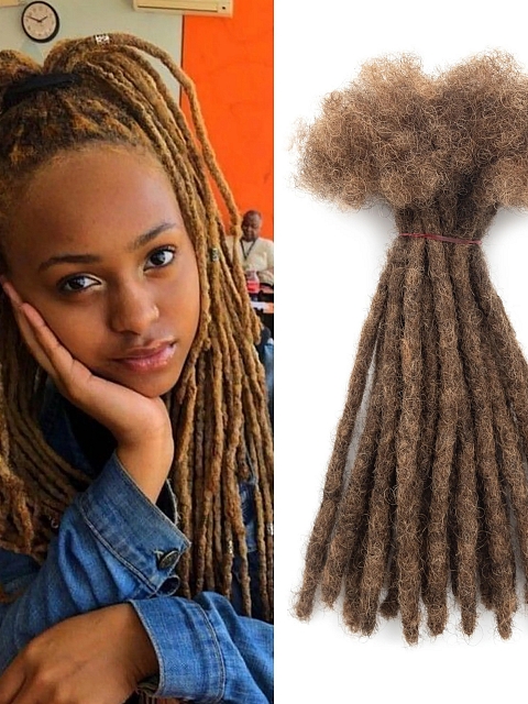 Hot Style #27 Boho Locs Extension Soft Dreadlocks Micro Locs Extensions Inter Locs for Black Women