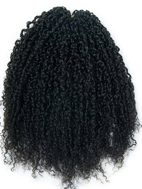 Hand-made Yanky Twists Crochet Human Hair Extension