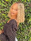 Golden Blonde Semi Curly - Bulk Human Hair - Loose/Braids