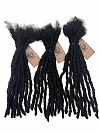 Textured Interlocked Human Hair Loc Extensions