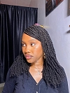 #1B-Off Black-Tight Afro Kinky - Bulk Human Hair - Dreadlocs/Twists