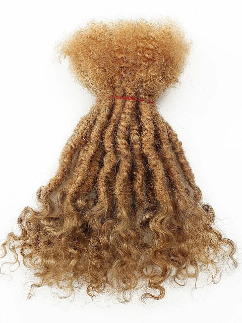 27# Thickness Boho Dreadlocks Curly End Lisa Locs Extensions for Goddess