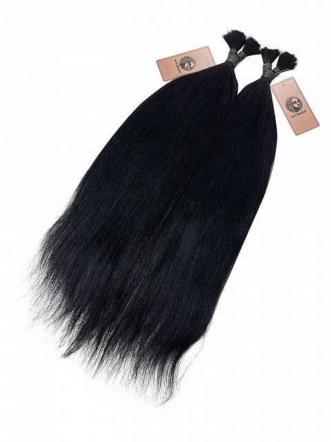 Soft Straight - Bulk Human Hair - Loose/Braids