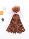 #30 Caramel Brown Standard Human Hair Loc Extensions