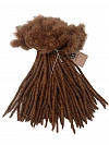 #30 Caramel Brown Standard Human Hair Loc Extensions