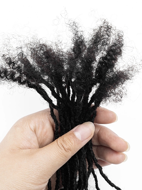 100% Human Hair 350&30# Sister Locks Extensions  Soft Interlocs for Crochet