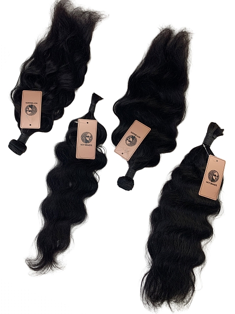 Spanish Wavy -Reusable The Hybrid Glam Kit-Braiding w/ Weft Hair Combo
