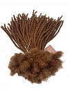 #30 Caramel Brown Standard Human Hair Loc Extensions
