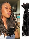Wholesale Dreads Interlock Textured Locs Extensions Human Hair Microlocks Sisterlocks Extensions