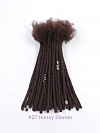 Interlocs With Curly End Dreadlocks Extensions 100% Human Hair Handmade Locs Extensions