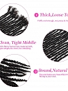 Fashion Extensions 100% Human Hair Dreadlocks Curly End Not Easy Break Texture Locs for Rock&Roll