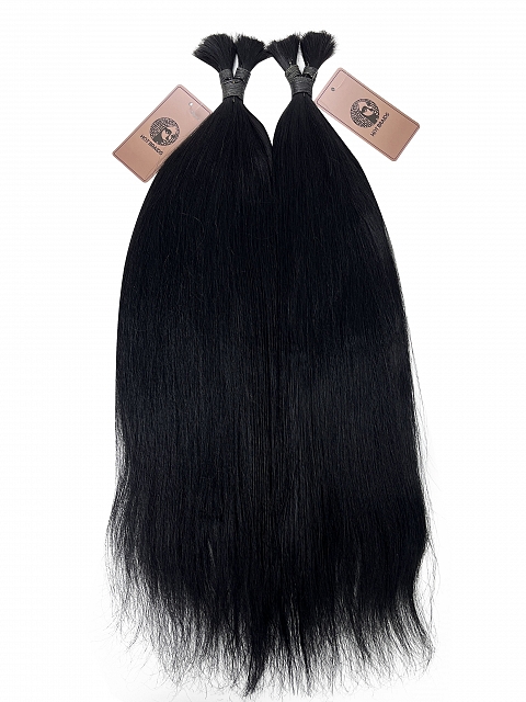 Soft Straight - Bulk Human Hair - Loose/Braids