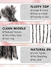 Handmade Interlocs Virgin Human Hair Dreadlocks Wholesale Price Manufacturer Customizable Human Hair Extension