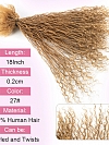 100 % Human Hair Wholesale Unprocessed Inter Curly Locs Extension Dreadlocks Crochet Locs for Twist