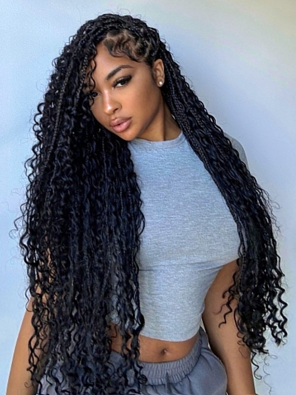 Human braiding hair curly best sale