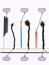 Textured Interlocked Human Hair Loc Extensions