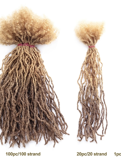 Wholesale 100% Brazilian  #27/30 Remy Human Hair Micro Dreadlock Extensions Interlock Inter Locs Extension for Woman