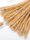 Textured Honey Blonde Human Hair Loc Extensions