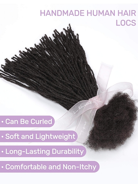 Micro Loc Extensions Human Hair 0.2cm Thickness