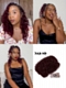 Burgandy-Tight Afro Kinky - Bulk Human Hair - Dreadlocs/Twists