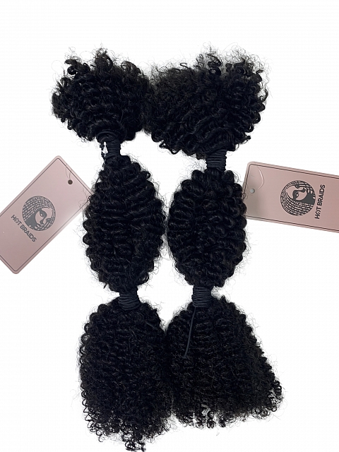3c4a Texture-Kinky Coily - Bulk Human Hair - Dreadlocs/Twists/Braids