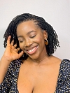 Natural Black-Tight Afro Kinky - Bulk Human Hair - Dreadlocs/Twists